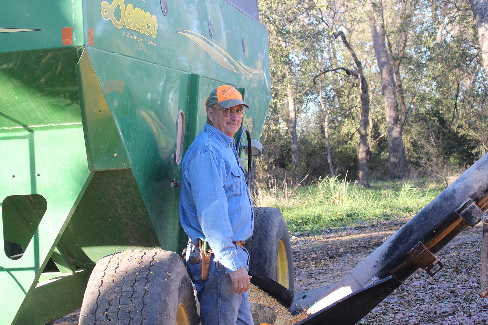 Harvesting with the Houltons